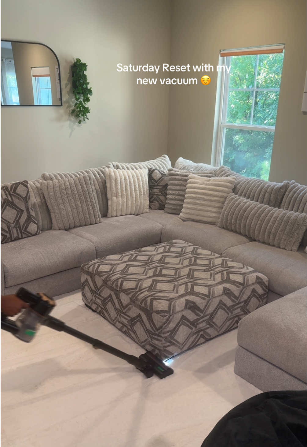 Saturday reset! At my big age a new vacuum is something I get excited about! #saturdayreset #resetwithme #vacuumcleaner #homeikavacuum
