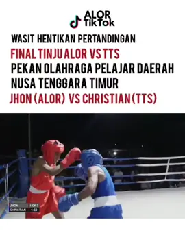 Minta Pendapatnya Para Suhu 🙏 Petinju Masih Mampu Tapi Wasit Hentikan Pertandingan.  Final Tinju Alor vs TTS.  Pekan Olahraga Pelajar Daerah.  #alor #alorpride🏝🔥 #nttpride🏝🔥 #kalabahi❤️🌈alor🌈ntt #alortiktok 