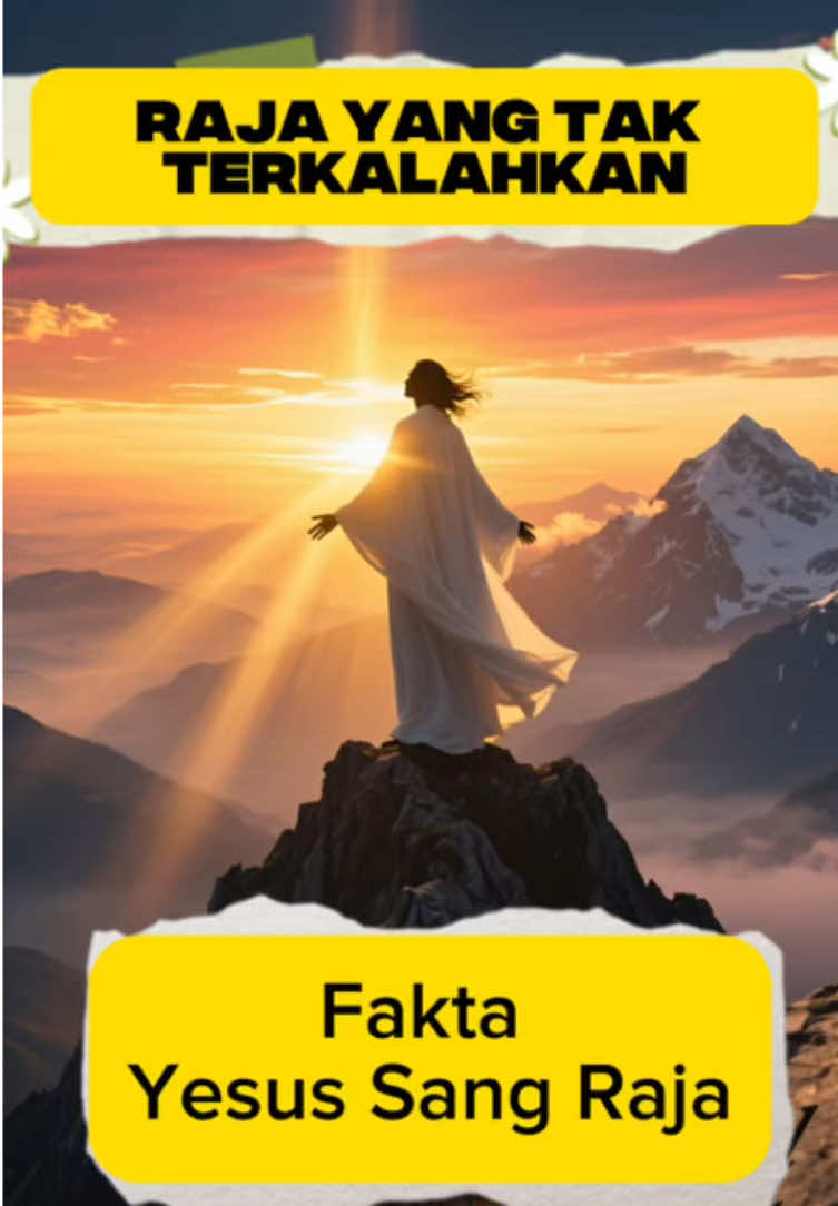 Fakta Yesus Sang Raja #fakta #faktaunik #faktaunikkristen 