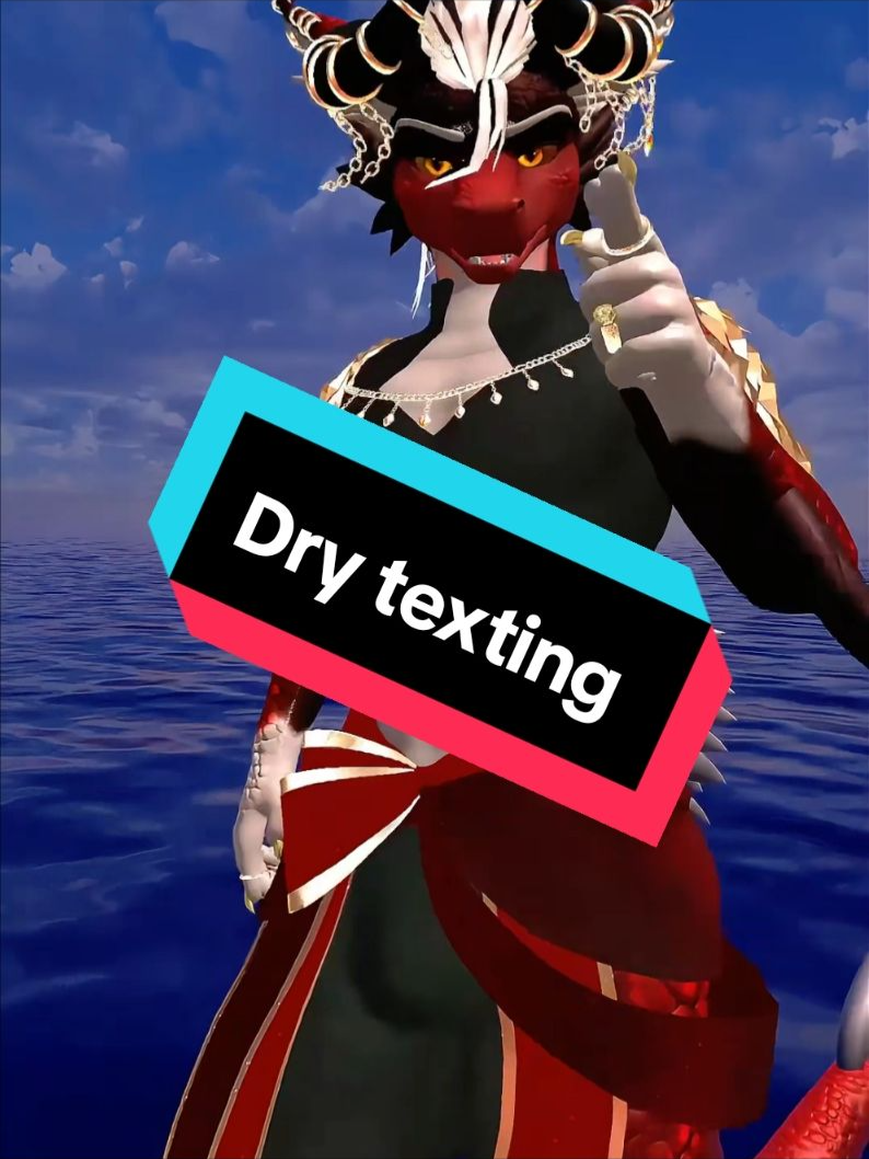 Dry texters, I need yall to lock in! This is step #1 in the right direction. #furry #Dragon #scalie #vrchat #vrchatavatar #furryavatar #fyp #facetracking #eyetracking #baddragon #drytexters #drytexting