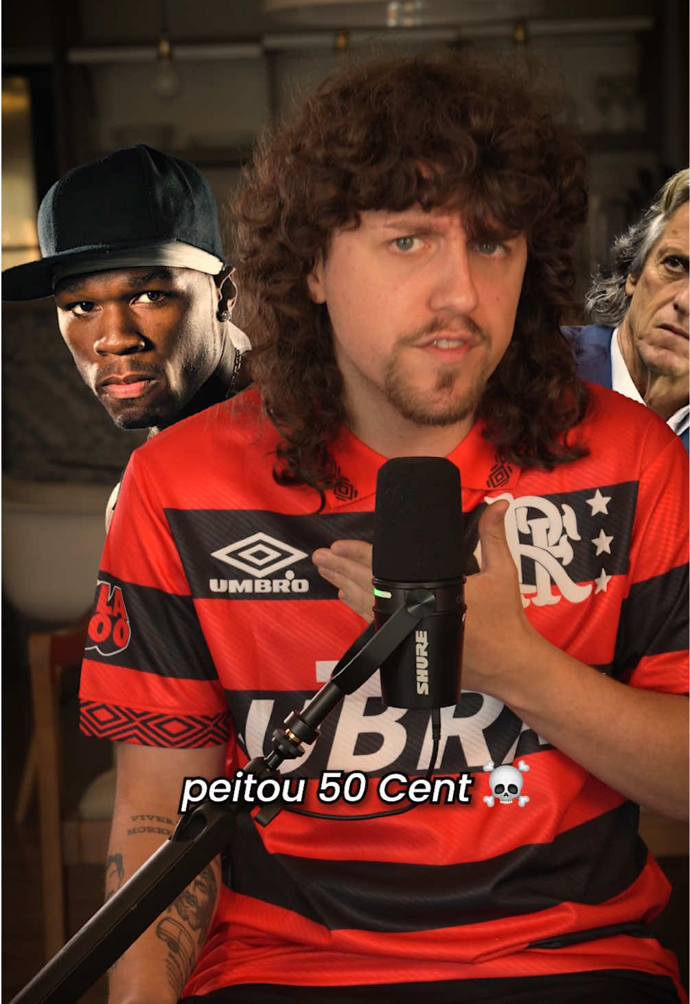 JORGE JESUS PEITOU 50 CENT ☠️ #jorgejesus #flamengo #futebol #50cent 