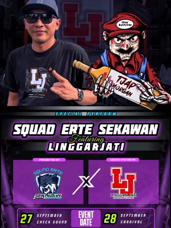 TANJUNGSARI CARNIVAL NIGHT PARTY 2025 🔥 Special Perform @sekawan gank 🤟 Feat @LJ Linggarjati 😎 27 September : Check Sound 28 September : Carnival Lok 📌 : Tanjungsari - Tanjungarum - Sukorejo - Pasuruan @NANDA_AUDIO JEMBER  @NGX NGOSEX  @Nopi_NGOseX  @BangSay🇮🇩  @𝙃𝙈 𝙋𝙍𝙊𝙅𝙀𝘾𝙏🇲🇨  @Pikivic Production  @BOLO HOREG OFFICIAL  @BOGANG87  @Hendrobintang  @EMYU  @afif17💯  @Uchup_Sticker  @yudi  @GabrielCaesar96  @idummarkipat27  @PANDETONG29PROJECT  @sᴀᴍ ᴏᴛʀᴀᴘ ᴄʜᴀɴɴᴇʟ  @LINGGARJATI OFFICIAL  #karnavaltanjungsari  #horegjawatimur  #pasuruan24jam  #lewatberanda  #fyp 