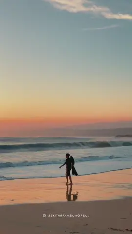 meni raosen kieu barudak sunsetna,tekenging hilap liburan bilih stress damel wae mah👌