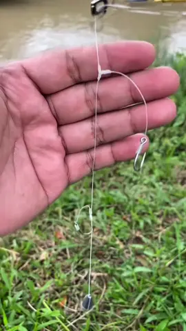 Fishing harness assembly monofilament line 0.50mm optional 2 or 3 hooks