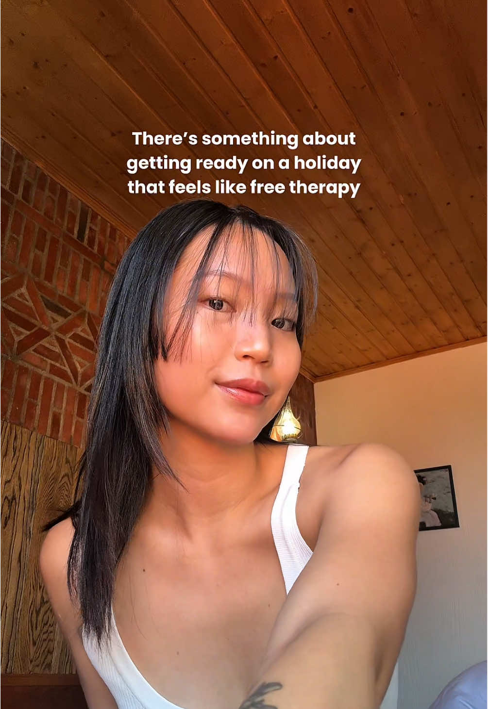 Brb reminding my brain that I give a shit about myself #grwm #makeuptherapy #thisfeeling 