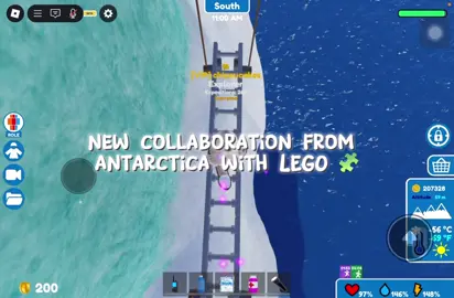 new collaborations between antarctica roblox and LEGO 👾🧩  i had so much fun, new obstacles, collecting the studs and many more >__< never get bored playing antarctica 🤓 #roblox #antarcticaroblox #robloxfyp 