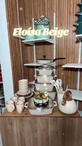 ¡Eloísa Beige!🤍 Tu súper combo en modelo Eloísa incluye ollas, sartén perol, sartén con mango, vajilla 16 piezas, utensilios 12 piezas y tu bella tetera silbadora. 🤩 Disponible en color Beige🤍, marrón🤎, rosado🩷 y rojo❤️. ✨Escríbenos al 916920332 ó 917493471📲✨ #ollasrocavolcanica #ollasantiadherentes #vajilla #teterasilbadora #paratiiiiiiiiiiiiiiiiiiiiiiiiiiiiiii 
