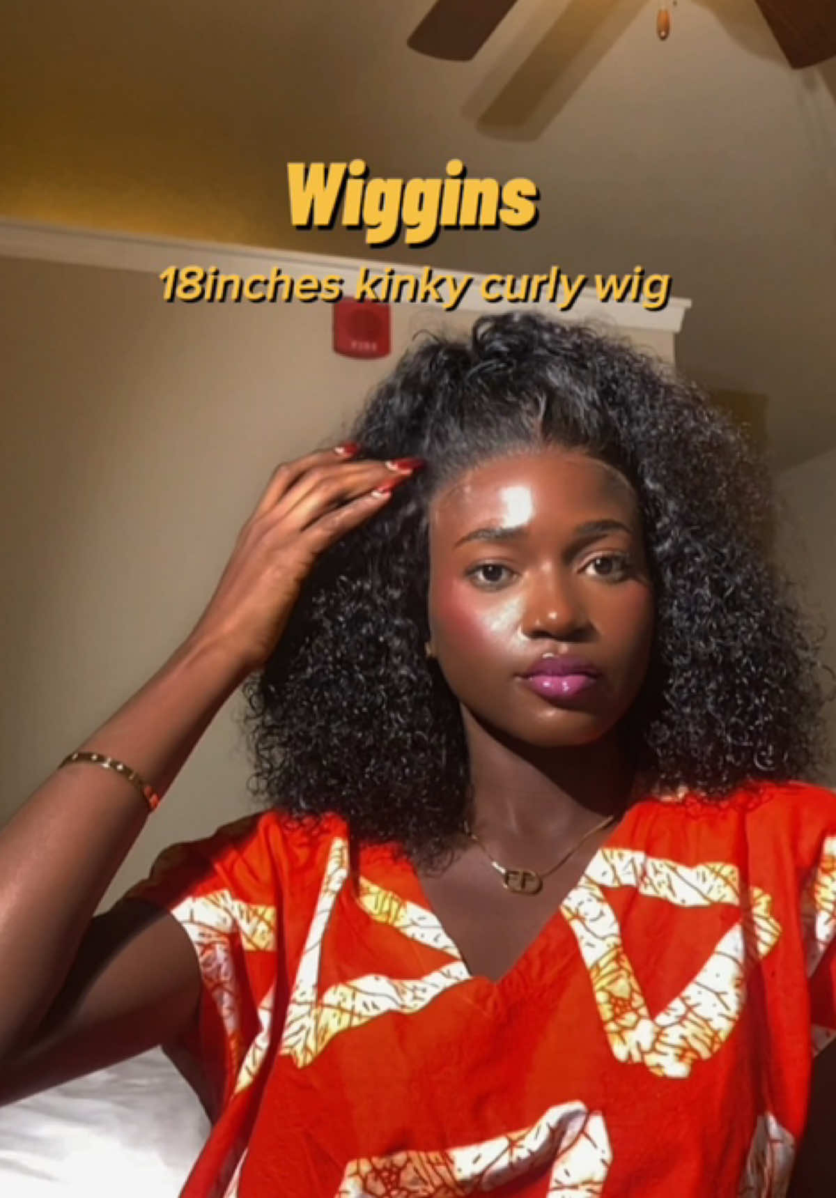 Love me a good kinky curly wig 🙌@Wigginshair_shop #wiginstall #wiggins #hairtok #wiginfluencer 