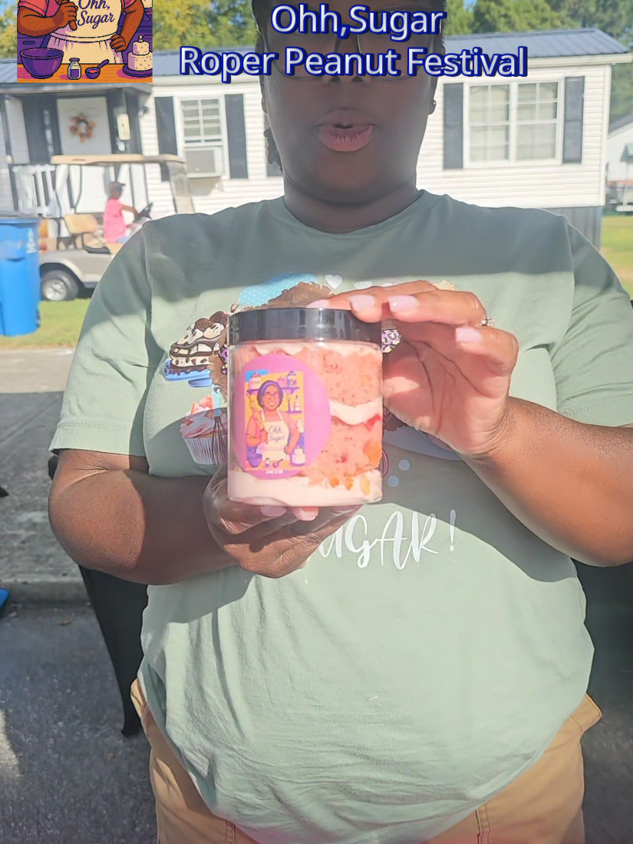 Come on out and get some sweet vittles from Ohh,Sugar @MrsChubbyBeardBandit at the 2025 Peanut Festival in Roper North Carolina  #whatgoinonhea #cbbapproved #ncfoodie #localvittles #sweetvittles 