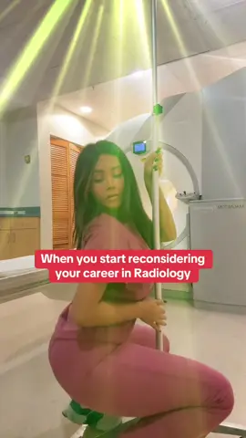 At least both career paths involve a pole 🤷‍♀️😂 #radiology #radtech #healthcare #healthcarehumor #mri 