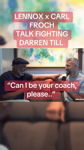 Lennox and Carl Froch talk fighting Darren till #fyp #boxing🥊 #capcut_edit 