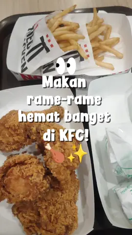 Makan rame-rame di KFC AEON BSD gak sampe 100 ribu 🤯 Klik lokasi di video & pilih vouchernya sekarang 🚀🍗✨ #promoseruweekend #fypシ #promokfc  #makanhemat #AEONBSD