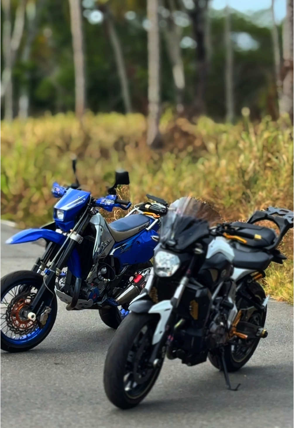 Gang🔥☠️ #foryoupage #viral #viral_video #fyp #bmwmotorsport #r1anniversary50th #yamaha #mt07yamaha #modified #drzlimitededition #japan #everyone @Sajith_Moters @Tharu_Dilhara 
