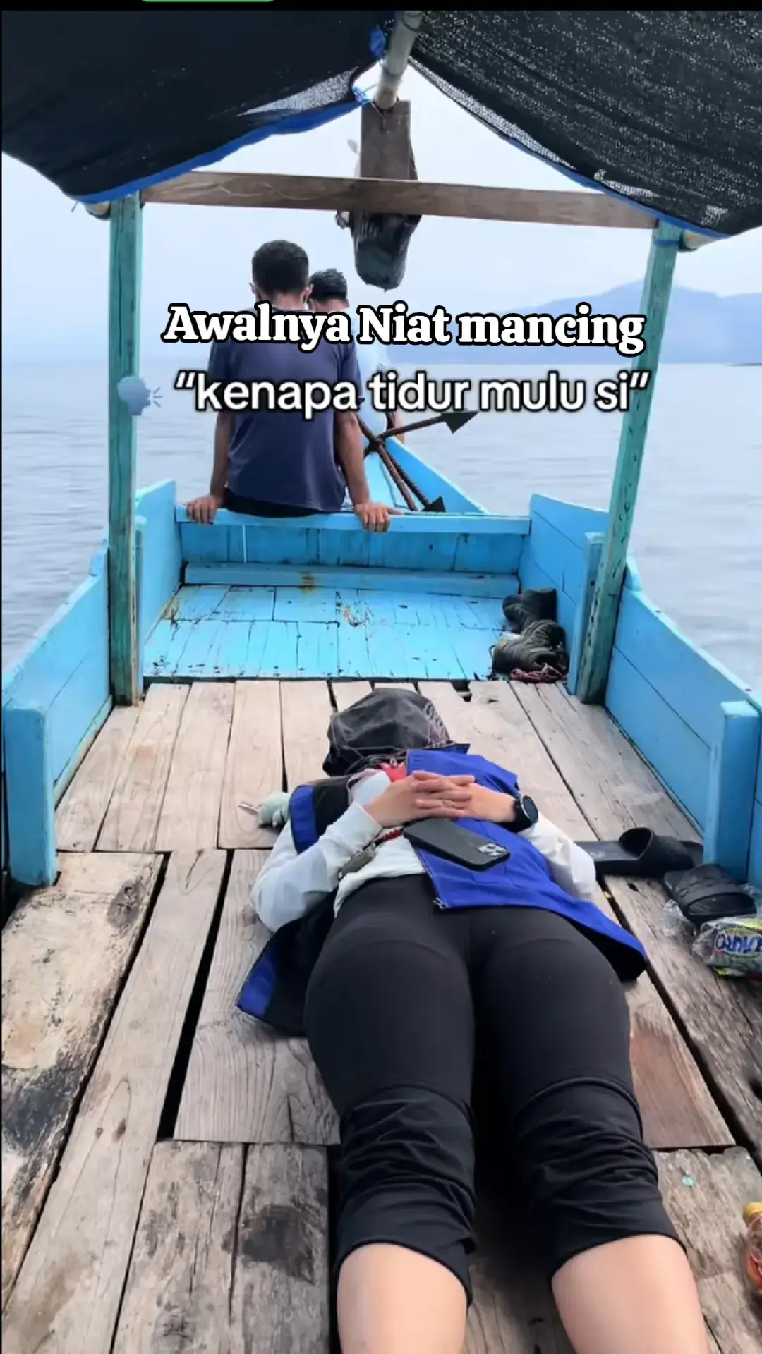 Niatnya mancing malah ketiduran 🤣  #viralvideos #fyppppppppppppppppppppppp #fyppp #viralvideoシ #fypシ゚ 