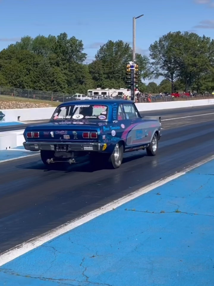 Bouncin’ Bubba Chevy II Drag Racing at the Nostalgia Drags, quick Nova! #2hacksgarage #throttle #cartok #horsepower #dragstrip #chevy #rpm #dragracing #quick #racing #speed #chevrolet #oldschool #sendit