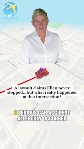 Ellen DeGeneres is being sued after allegedly running a stop sign and T-boning another driver 💥 #EllenDeGeneres #BreakingNews #Lawsuit #caraccident #legal 