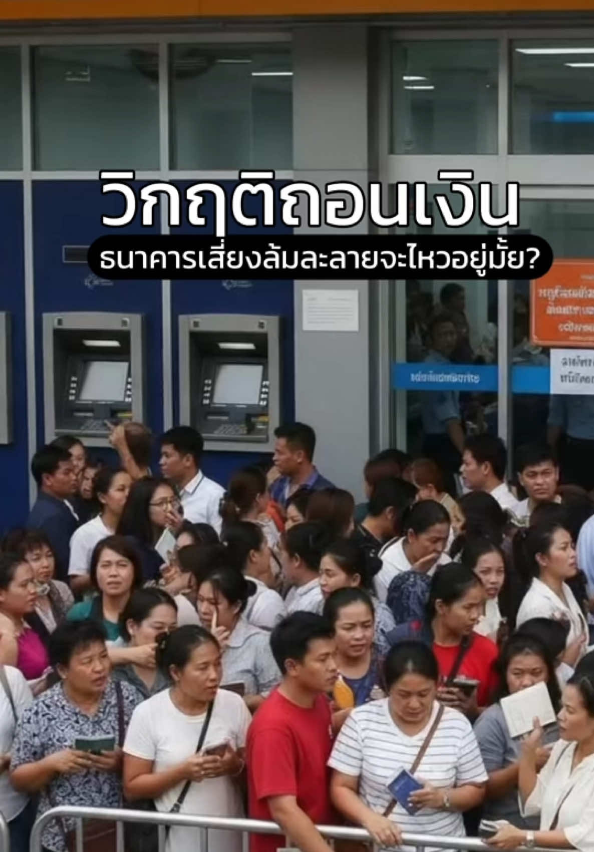 วิกฤติถอนเงินสด จากเรื่องการอายัดบัญชีเป็นวงกว้าง ธนาคารไทยยังไหวอยู่มั้ย มาดูข้อมูลกัน #ธนาคาร #อายัดบัญชี #ลงทุน #เงินฝาก #tiktokfinance 