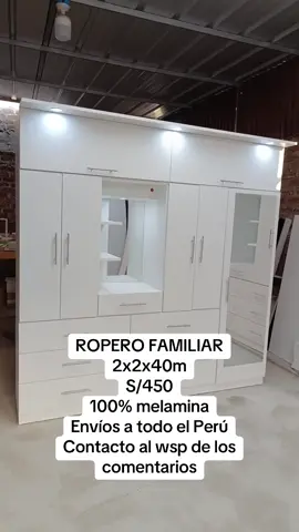 Envíos a todo el Perú, somos fabricantes directos. #confiables📦✅ #ropero #liquidacion #oferta #muebles 