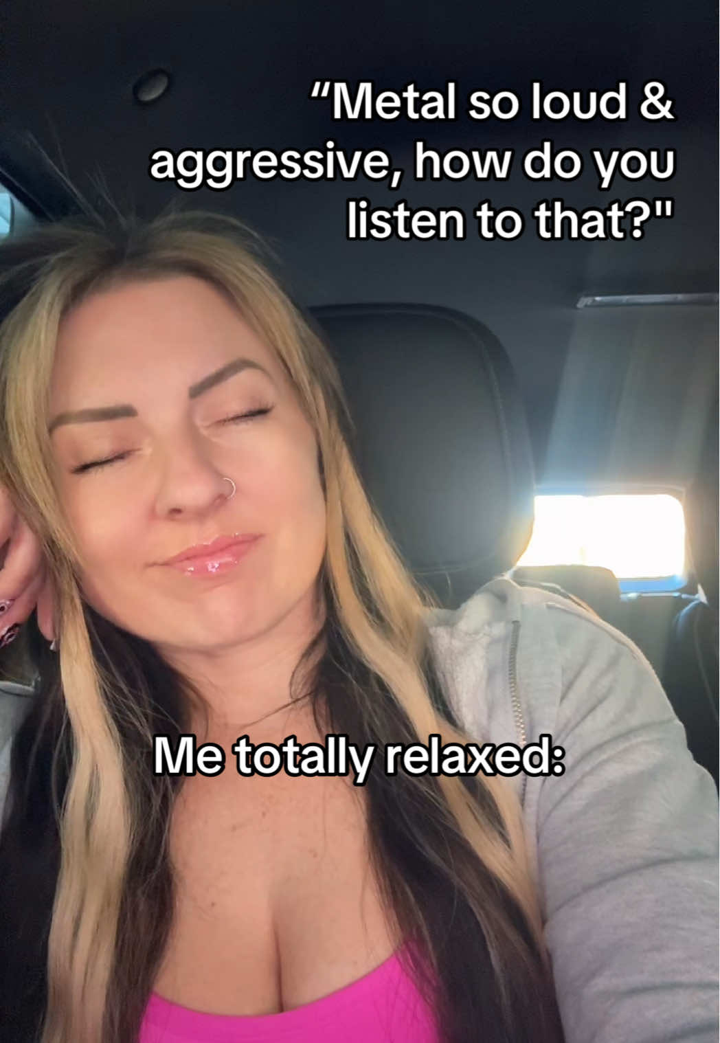 Totally at peace. #metal #over35 #musicislife #millennials 