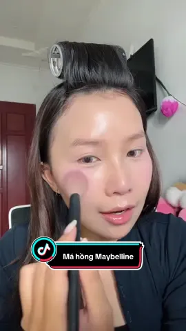 Má hồng Maybelline màu 40 luôn là chân ái  #trangdiem #mahong #maybelline #xuhuongtiktok 