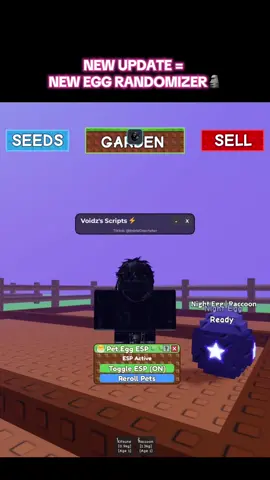 NEW UPDATE + NEW EGG RANDOMIZER = UNLI RACCOON AND KITSUNE🗿🤩 #growagarden #growagardenscript #viral #eggrandomizer #robloxfyp 