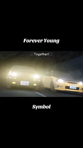 Forever Young - AE86 vs EK9 #InitialD #drift #AE86 #EK9 #Eurobeat 