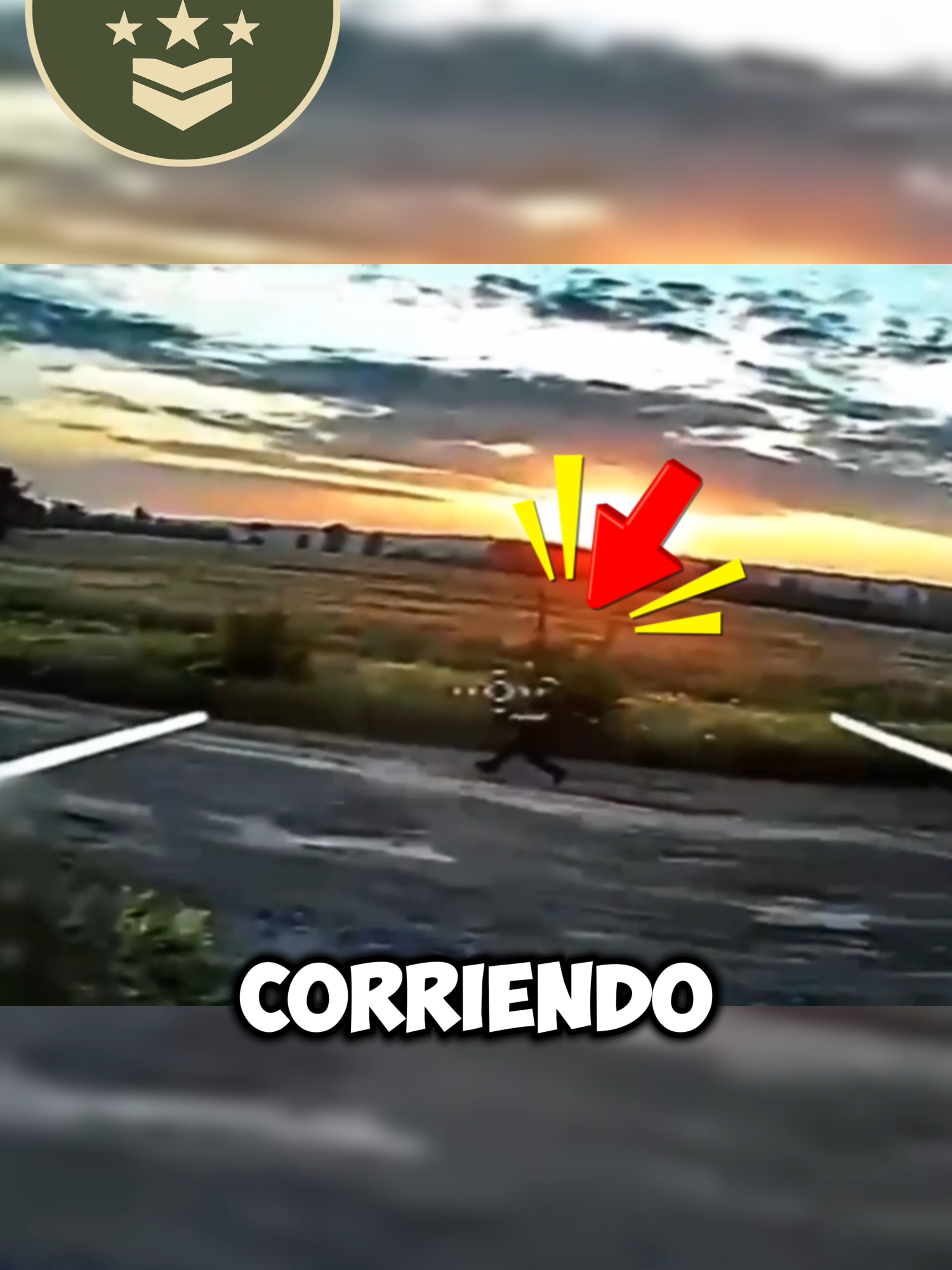 Lo primero que hace un soldado al mirar un dron kamikaze es salir corriendo