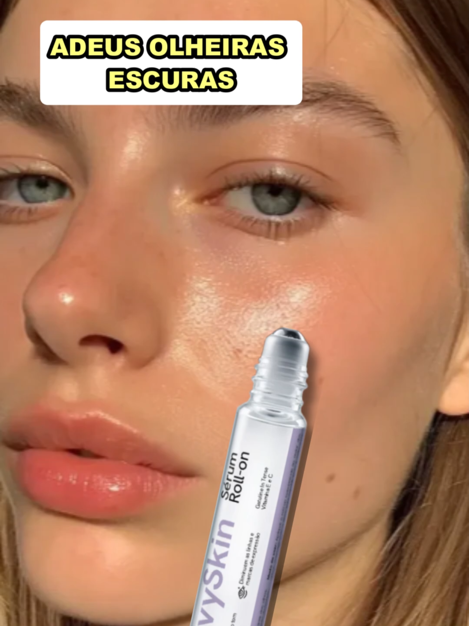Redutor Clareador Creme para Olheiras Escuras Roll-On Zencial 10ml – Niacinamida 5%, Vitamina C, Reduz Bolsas e Linhas #clareadordeolheiras #cuidadoscomapele #skincare #beleza #zencial