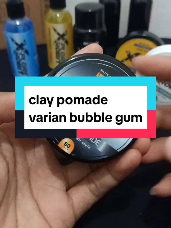 clay pomade x-plore robit dengan varian dan wangi bubble gum membuat rambut anda tertata rapi dan wangi seharian #ModalKontenDoang #GajianSale #pomadeindonesia #pomade #clay 