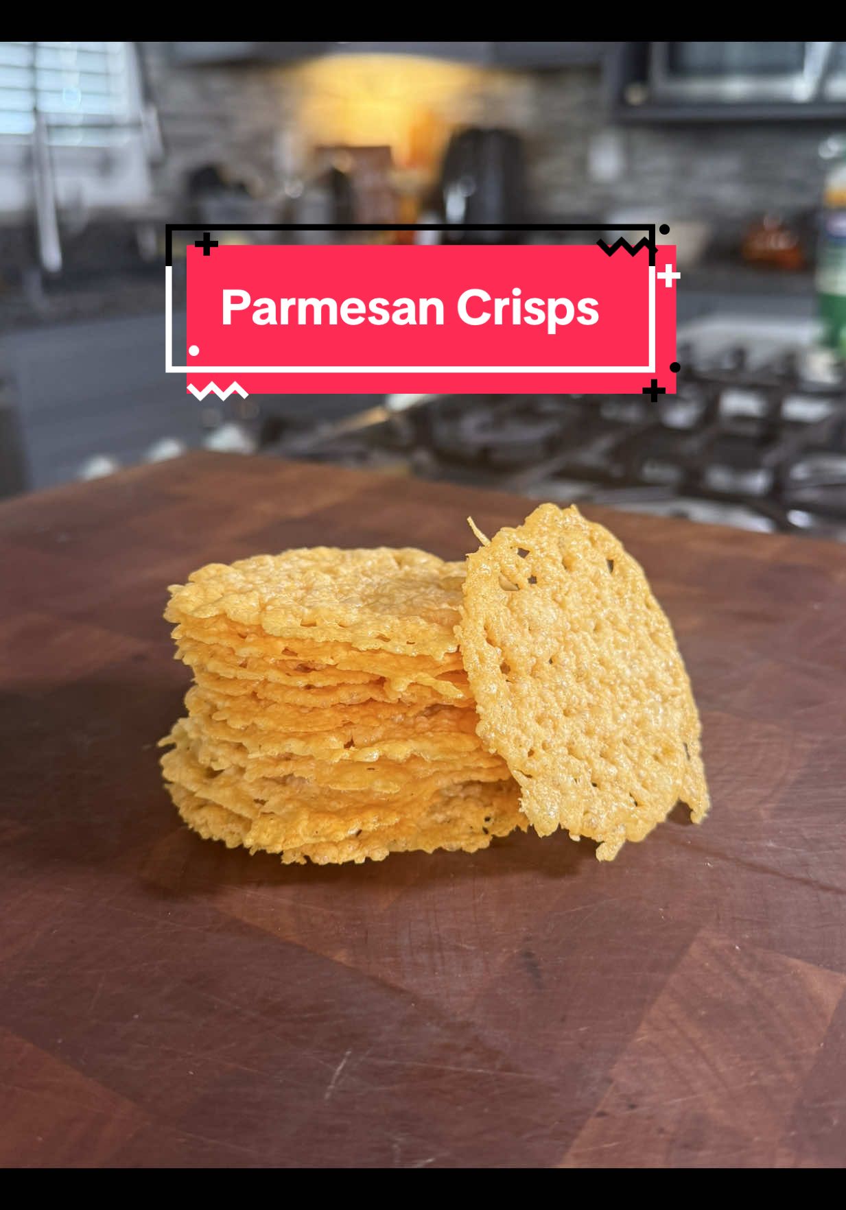 How to make Parmesan crisps! #parmesan #parmesancrisps 