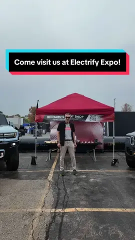 Come visit us at @Electrify Expo and check out all the cool EVs! #electrifyexpo #fyp #electricvehicle #collisionrepair 