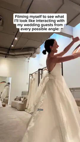 Must capture every possible interaction in the dress #weddingdress #comedy #weddinghumor #weddinggown 