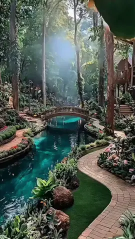 Paradise Found... #landscape #aiart #dream #mindblown 