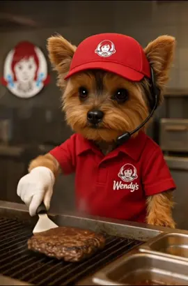 Double tap if you like dogs.🐕 ❤️ #fyp #wendys #yorkie #aidog #workingdog 