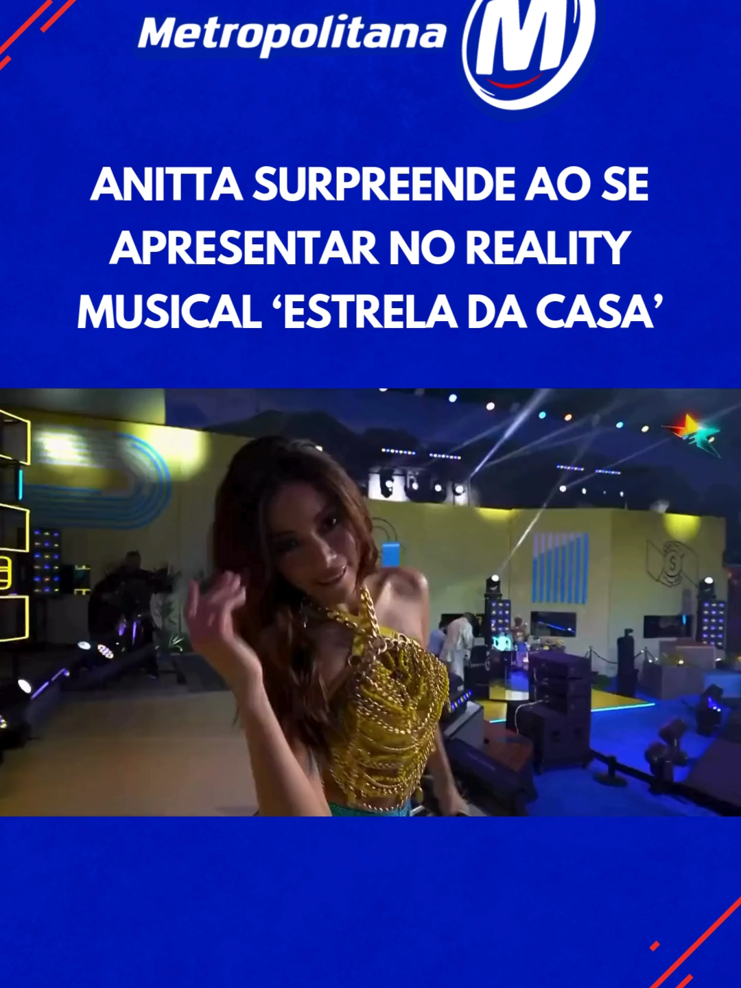 Na noite da última sexta-feira (12), Anitta compareceu ao reality musical 'Estrela da Casa' e surpreendeu os participantes do programa com uma apresentação. Na ocasião, a artista performou alguns hits icônicos da carreira, além de ter aproveitado para deixar algumas dicas aos participantes.