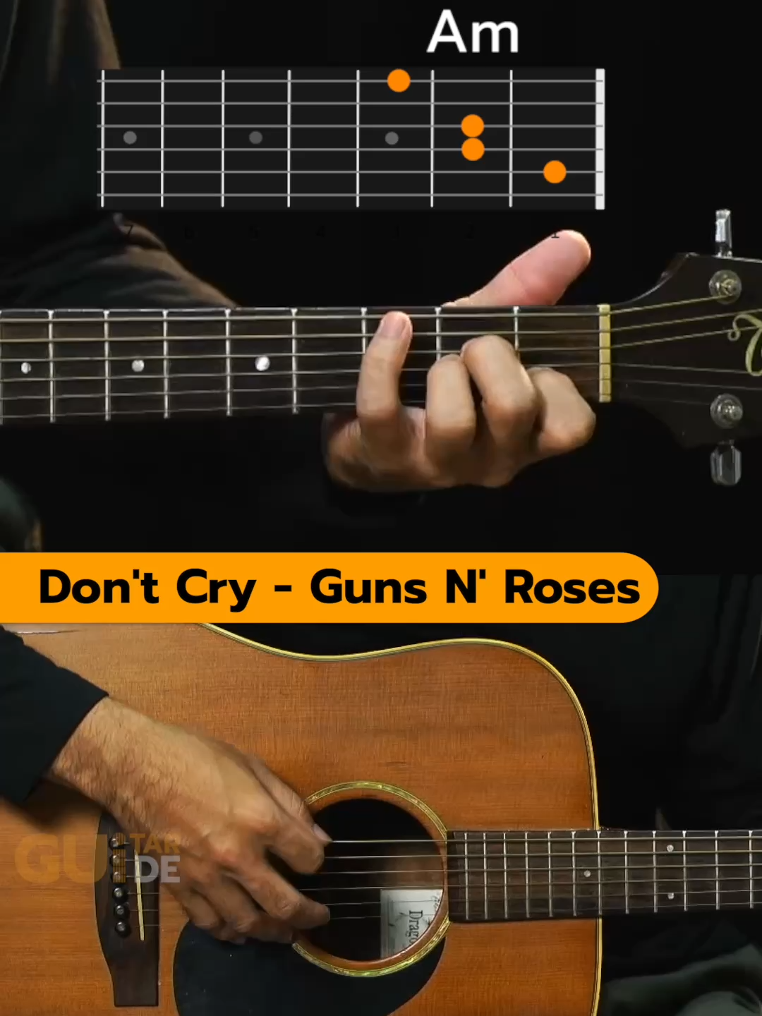 How to Play intro Don't Cry - Guns N' Roses #guitartutorial #guitarguide