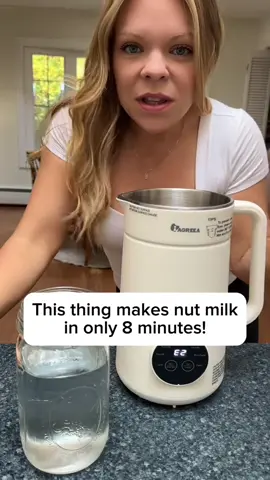 Nutmilk in minutes 🤩 #nutmilkmaker #juicer #blender #kitchengadgets #onthisday 