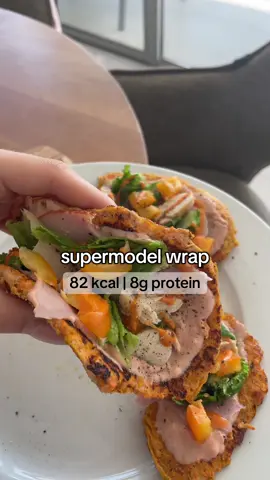 Supermodel Low calorie high protein wraps #lowcalorielunch #modeltok #lowcaloriehighprotein 