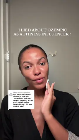 Replying to @444 taking ozempic as a fitness content creator ? #weihhtlossjourney #fitnessjourney 