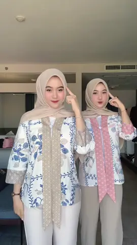 huaa kembaran lagi kita#atasanwanita #batik #outerbatik #batikmodern 