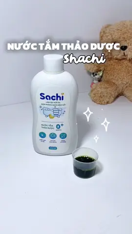 Nước tắm thảo dược không cần tráng lại với nước shachi #nuoctamthaoduoc #nuoctamthaoduocsachi #nuoctamchobe #embedangyeu #mebimsua 