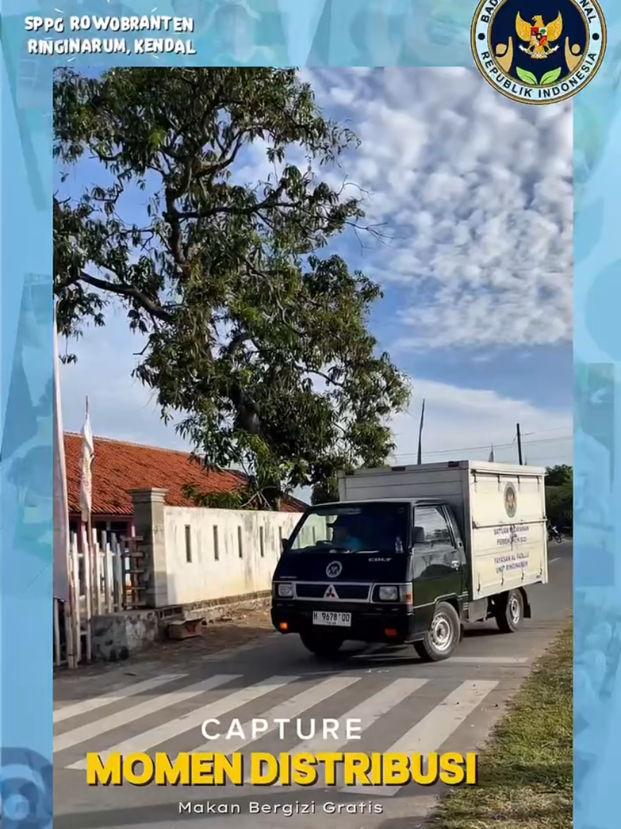 Distribusi MBG SPPG Rowobranten 🚛🚛 #mbg #sppgrowobranten #makanbergizigratis #sppg 