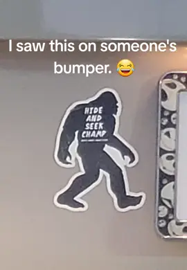 #Bigfoot #bumper #sticker #funny #cute 