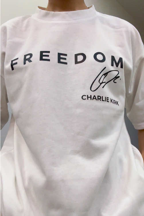 Charlie Kirk T-shirt #charliekirk #charliekirkshirt #ripcharlie #freedom #maga 