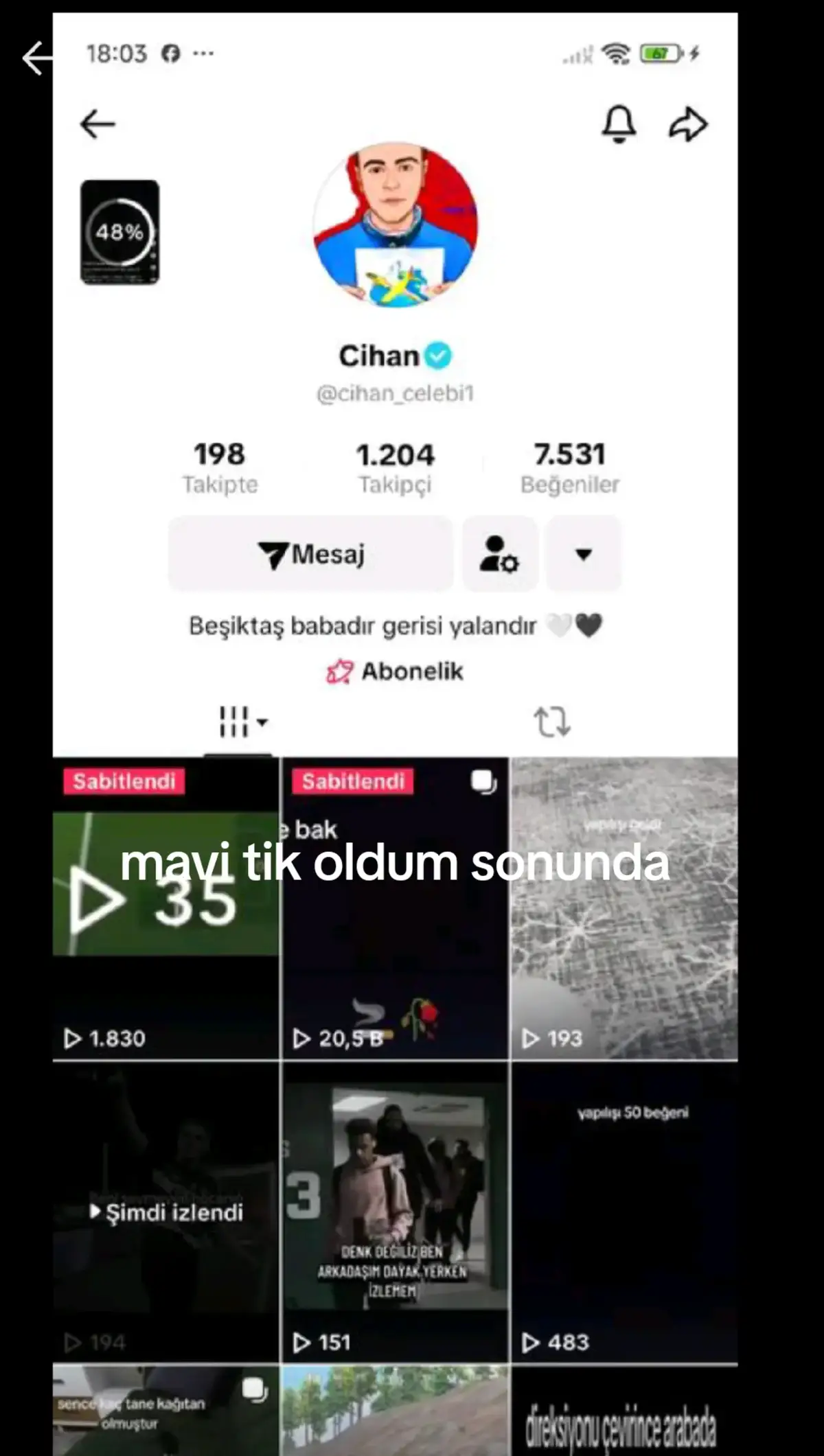 #mavitik #keşfetteyizzzzzzz #destek #keşfet 