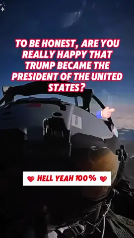 Are you really happy that Trump is president of America? #trump #usa #president #fyp #foryou