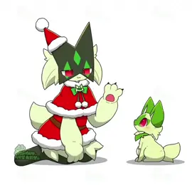 #magic #paldea #Pokemon #Meowscarada #animation  🎁Meowscarada la nueva Santa claus ya se está preparando para Navidad🎁 🎁🐱🎁 🌷Ya somos 2000 meowsitos🌷