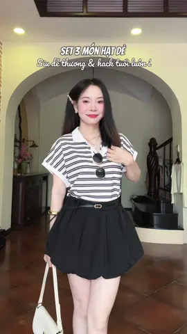 Set 3 siu xinh và hạt dẻ luôn í #setdoxinh #setxinh #OOTD #outfitxinh #xuhuong 