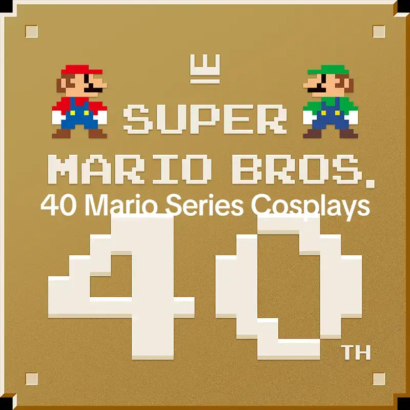 For the super mario intendent of direct and the super mario fortieth anniversary, i'm showing you over forty cosplays of mario that I personally have done. these costumes range wildly and are not even all of my costumes of mario. I'm literally limited. I still have a more. obviously my metal Mario my gold Mario and my Christmas Bowser are my favorites Mario series cosplays.  what are your top 3?! 