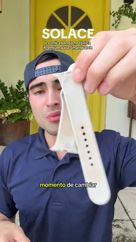SOLACE la única banda premium para smartwatch que no es tóxica. Con iman comodidad y totalmente lavable #tiktokshopcreatorpicks #applewatch #techtok #creatorsearchinsights 
